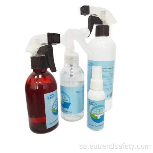 99,9% steriliseringsgrad Tvättfritt desinfektionsmedel 500 ml förebyggande produkter med spray